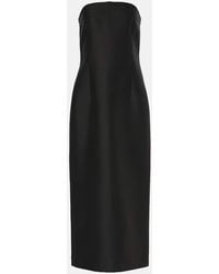 The Row - Robe Longue Ward En Laine Et Soie - Lyst