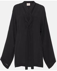 KHAITE - Mehna Silk Minidress - Lyst
