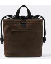 Loewe - Squad Leather Backpack - Lyst