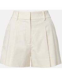 Veronica Beard - Craig Cotton-Blend Twill Shorts - Lyst