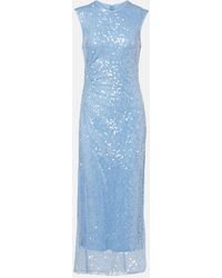Veronica Beard - Kimberly Sequined Midi Dress - Lyst