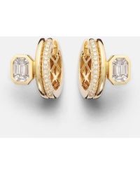 SHAY - Orecchini Floating Bezel - Lyst