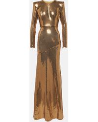 Alex Perry - Sequined Gown - Lyst