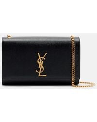 Saint Laurent - Kate Monogram Medium Leather Shoulder Bag - Lyst