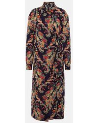 Etro - Paisley Shirt Dress - Lyst