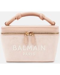 Balmain - Bolso Neceser B-Army De Ante Y Piel - Lyst