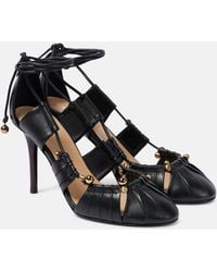 Chloé - Pumps Luna Aus Leder - Lyst