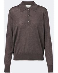Loulou de Saison - Miles Cashmere Polo Sweater - Lyst