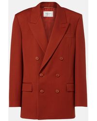 Saint Laurent - Wool Gabardine Blazer - Lyst