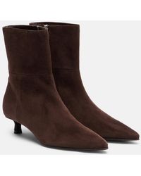Jimmy Choo - Lory 35 Suede Ankle Boots - Lyst