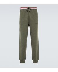 Thom Browne - Rwb Stripe Cashmere Sweatpants - Lyst