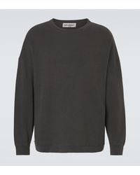 Our Legacy - Slack Cotton And Linen-Blend Sweatshirt - Lyst