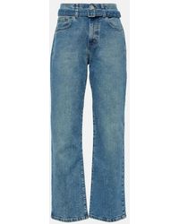 Proenza Schouler - Ellsworth Mid-Rise Straight Jeans - Lyst