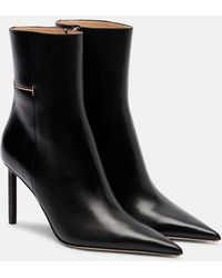 Tom Ford - Julianne 85 Leather Ankle Boots - Lyst