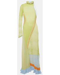 Roberta Einer - Vestido Largo Bianca Asimetrico De Algodon - Lyst