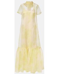 STAUD - Calluna Organza Maxi Dress - Lyst