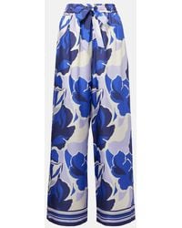 Rebecca Vallance - Pantaloni A Gamba Larga Paros Con Stampa - Lyst
