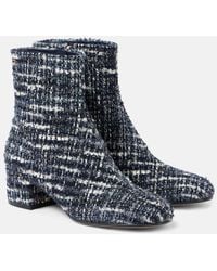Gianvito Rossi - 45 Boucle Ankle Boots - Lyst