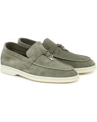 Mocassini Loro piana in Pelle Blu taglia 36 EU - 22277733