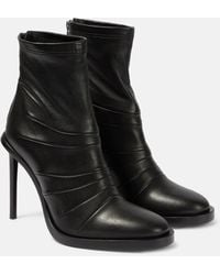 Ann Demeulemeester - Carol Leather Ankle Boots - Lyst