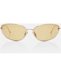 Loewe - Ovale Sonnenbrille Signature - Lyst
