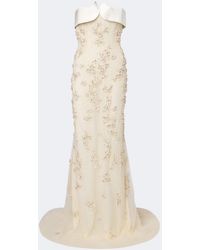 Georges Hobeika - Embellished Tulle Bustier Gown - Lyst