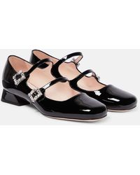 Roger Vivier - Mini Tres Vivier Patent Leather Mary Jane Pumps - Lyst