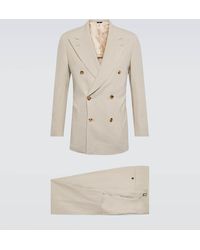 Thom Sweeney - Double-breasted Linen Suit - Lyst