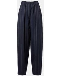 Stella McCartney - Pinstripe Wool Tapered Pants - Lyst