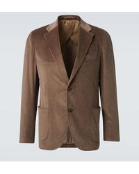 Lardini - Cotton Corduroy Blazer - Lyst
