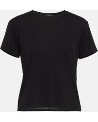 The Row - Fedras Cotton-blend T-shirt - Lyst
