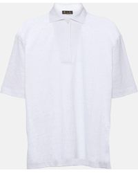 Loro Piana - Linen Polo Shirt - Lyst