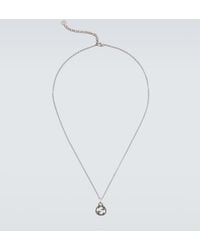 Gucci - Interlocking G Pendant Necklace - Lyst