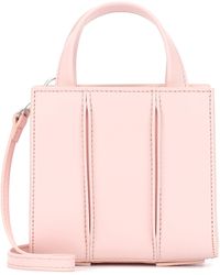 Max Mara Whitney Mini Leather Crossbody Bag - Pink