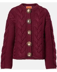 La DoubleJ - Cardigan Portrait En Mezcla De Lana - Lyst
