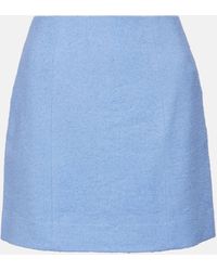 Patou - Cotton And Linen-blend Miniskirt - Lyst