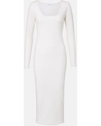 Max Mara - Sophia Wool-Blend Midi Dress - Lyst