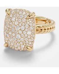 David Yurman - Chatelaine 18Kt Ring With Diamonds - Lyst
