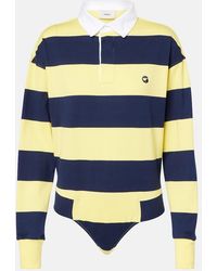 Coperni - Striped Cotton Bodysuit - Lyst