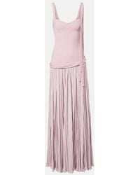 Marmar Halim - Ana Crepe And Chiffon Gown - Lyst
