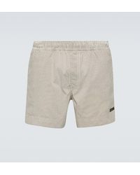 ZEGNA - Striped Swim Trunks - Lyst