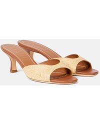 STAUD - Brigitte 55 Leather-Lined Mules - Lyst