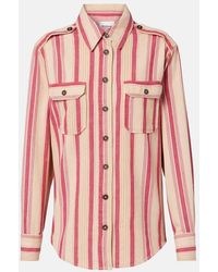 Isabel Marant - Gelva Striped Cotton Shirt - Lyst