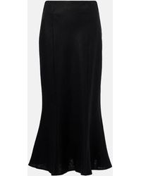 Faithfull the Brand - Linen Midi Skirt - Lyst