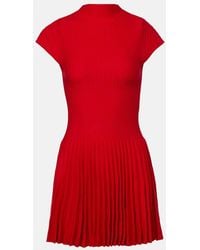 Magda Butrym - Ribbed Cotton Minidress - Lyst