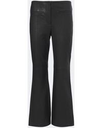 Proenza Schouler - Label Isadora Leather Flared Pants - Lyst