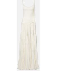 Marmar Halim - Robe Ana Aus Crepe Und Chiffon - Lyst