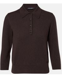 Dolce & Gabbana - Cashmere Polo Sweater - Lyst