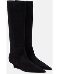 TOTEME - Sharp 40 Suede Knee-High Boots - Lyst