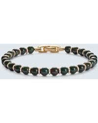 David Yurman - Spiritual Beads 18Kt (750/1000) Bracelet With Bloodstones And Diamonds - Lyst